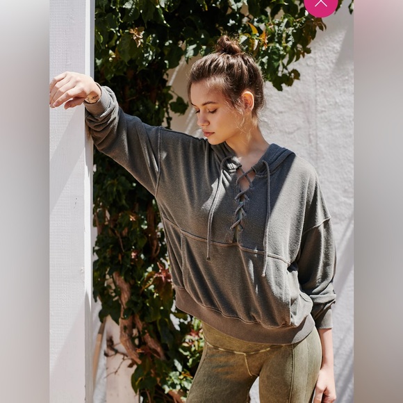 Free People Tops - Free People Believer sweat hoodie size Small